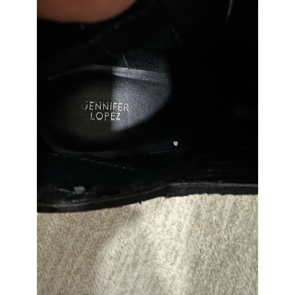 Jennifer Lopez Women’s Ankle Boots Size 6.5 Black Suede and Studs Galena - Picture 13 of 14